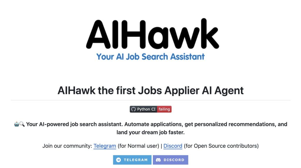 AIHawk: the first Jobs Applier AI Agent